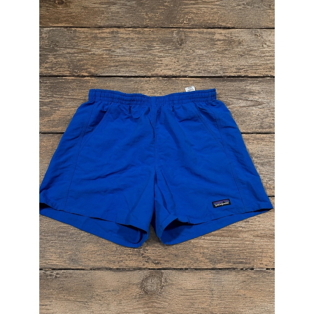 Patagonia Womens Baggies Shorts Blue S Hiking Gorpcore Granola Utility Camping